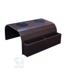 Plateau de canapé en bambou noir, finition laquée, antidérapant, pliable, à un seul niveau, pour salon, facile à nettoyer - Product Image 6