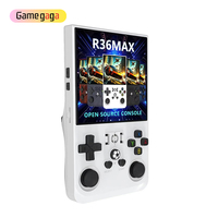 Gamegaga R36 Max Handheld-Spielkonsole 4-Zoll-Bildschirm Retro-Klassiker Open-Source-System Tragbare Videospielkonsole R36S Konsole