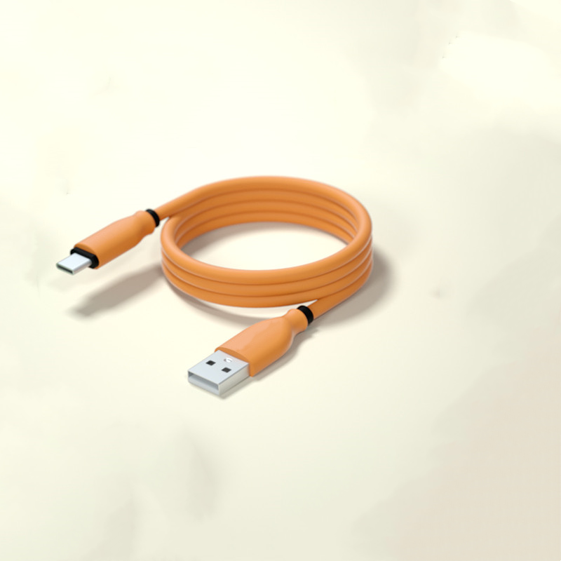 Wholesales factory price usb cable silicone usb typec data cable fast charger for phone