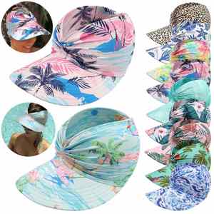 Wholesale High Quality Unisex Wide Brim Sport Breathable UV Protection Sun Visor <b>Hat</b> for <b>Summer</b> Outdoor Cycling Travel Swimming - Product Image 3