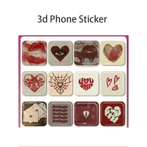 2023 Custom 3D Waterproof Sticker Vinyl Cartoon Cut Animal For Kid Phone Laptop