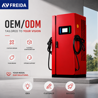 Nouvelle station de recharge rapide DC pour véhicules électriques de 60 kW à 240 kW, fabricant OEM ODM, avec OCPP 1.6/2.0 et application/RFID pour usage public