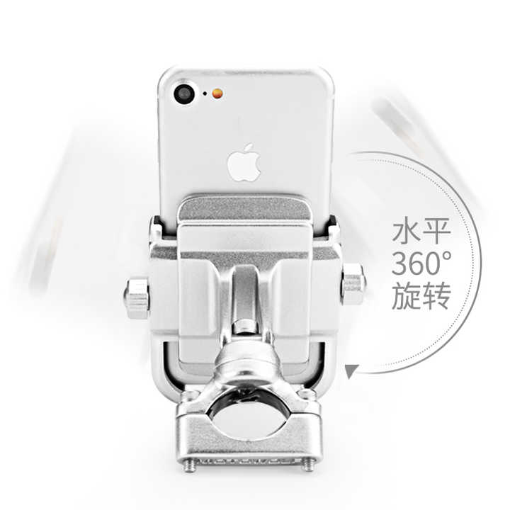 Supporto Telecamera Per Moto E Bici - In Alluminio Con Rotazione 360°, Nero - Foto 11