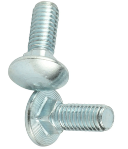Boulons de chariot en acier DIN 603 à filetage complet, haute résistance, à col carré, trempés, traités thermiquement, zingués, oxyde noir - Product Image 4