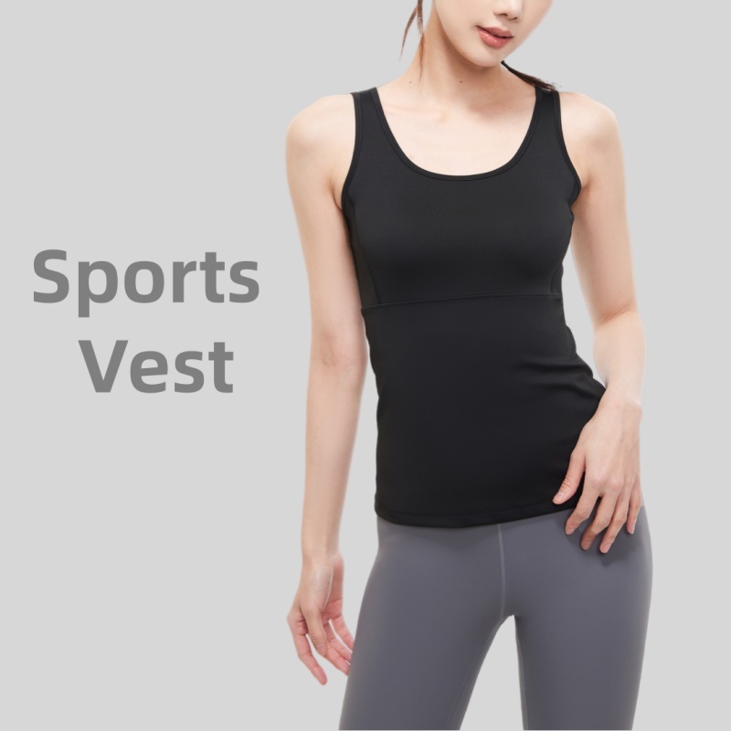 Summer Mesh Hollow-Out Yoga Tank Top Breathable Tight-Fitting Spandex/Polyester Nude-Look Beautiful Back Slimming