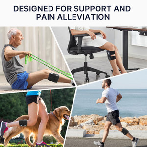 Correas de Soporte Ajustables para Piernas para Alivio de la Presión por Ejercicio para Molestias del Nervio Ciático Protectores de Piernas # HT-05 - Product Image 5