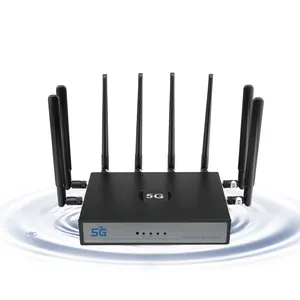 KuWFi-Routeur double bande 5G, MU-MIMO WiFi 1800Mbps, modem CPE, 100 utilisateurs, routeur sans fil gigabit WiFi 6 5G avec carte SIM