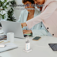 Super chargeur 120w Gan multiport 100w PD3.0 PPS Usb C chargeur mural 110w Mobeli téléphone universel 120W chargeur Type C charge rapide