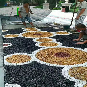 Pierres de fleurs de pluie naturelles de haute qualité, galets polis, galets de jardin, aménagement paysager extérieur, décoration extérieure, écologiques, non toxiques - Product Image 5