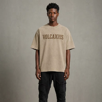 T-shirt Oversize Vierge 100% Coton Filé Anneau 240g, Style Luxe Premium Alternatif, Coupe Minimaliste Moderne, Service Personnalisé OEM/ODM