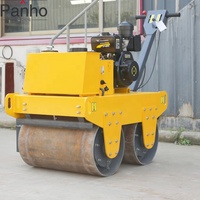 Rouleau compresseur routier compact à double roue, à moteur diesel, modèle YH-YLS700B, fourni par l'usine