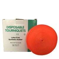 Torniquetes Médicos Desechables Sin Látex, Material TPE, Certificación CE, Tamaño 1" X 18"
