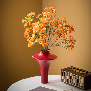 <span class=keywords><strong>Vaso</strong></span> in Ceramica Moderno Stile Crema Francese Ecologico Decorazione per Soggiorno e Tavolo <span class=keywords><strong>da</strong></span> Pranzo Lusso Leggero Regalo di Natale - Product Image 3