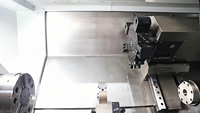 Machine de tournage et de fraisage CNC à lit incliné horizontal GUOSHENG IHT1031M avec système de commande Fanuc pour le traitement des métaux