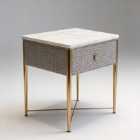Ensemble de meubles de chambre à coucher en bois massif scandinave avec support ergonomique et grand rangement pour maison moderne, hôtel, appartement