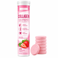 Complément alimentaire OEM 1000mg L-glutathion Vitamine C, produits de santé et de beauté, comprimés effervescents au collagène pour le blanchiment de la peau