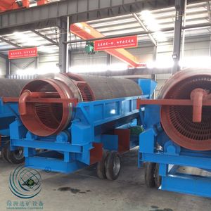 광산 Rotary 금 자갈 트로 멜 드럼 스크린 대 한 모래 돌 미네랄 장비 - Product Image 2