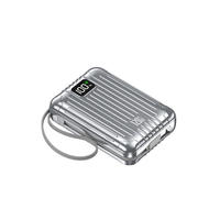 Nouvelle batterie externe portable haute capacité 20 000 mAh à charge rapide 22,5 W Type-C, kit de charge sans batterie (étui + carte mère)