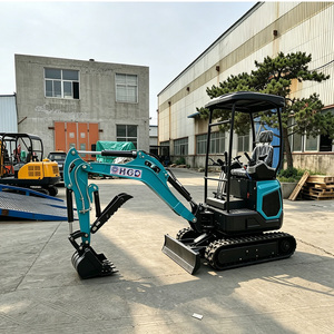 Mini Excavadora Hidráulica de 1.7 Toneladas, Excavadora Compacta de Orugas para Trabajos Agrícolas - Product Image 1