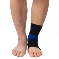 Logo personnalisé antidérapant silicone cheville chaussettes bas quantité minimale de commande de compression orthèse pour la course et basket-ball stabilisateur de protection
