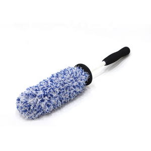<span class=keywords><strong>Brosse</strong></span> de nettoyage intérieure pour sièges de voiture Kingdetail, écologique, durable, en cuir, avec poils de cheval et petite poignée en bois JBM-1 - Product Image 2