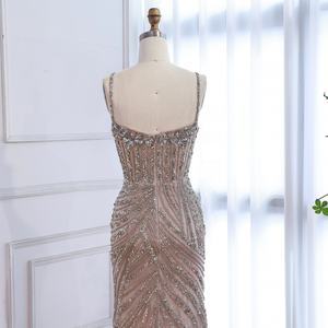 सेरीन हिल लै73340 नग्न शाम पोशाक लक्जरी महिला पार्टी प्रोम 2026 के लिए स्पागेटी स्ट्रैप्स के साथ स्गेटी पट्टियों के साथ - Product Image 6