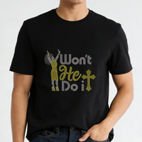 Transfert de strass personnalisé sur le thème de la foi chrétienne, motif thermocollant pour T-shirts