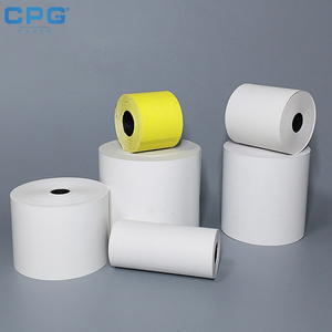 กระดาษม้วนความร้อนคุณภาพพรีเมียม ขนาด 80x80 มม. 57x40 มม. สำหรับเครื่องพิมพ์ใบเสร็จซุปเปอร์มาร์เก็ต เครื่อง POS และเครื่องคิดเงิน - Product Image 1