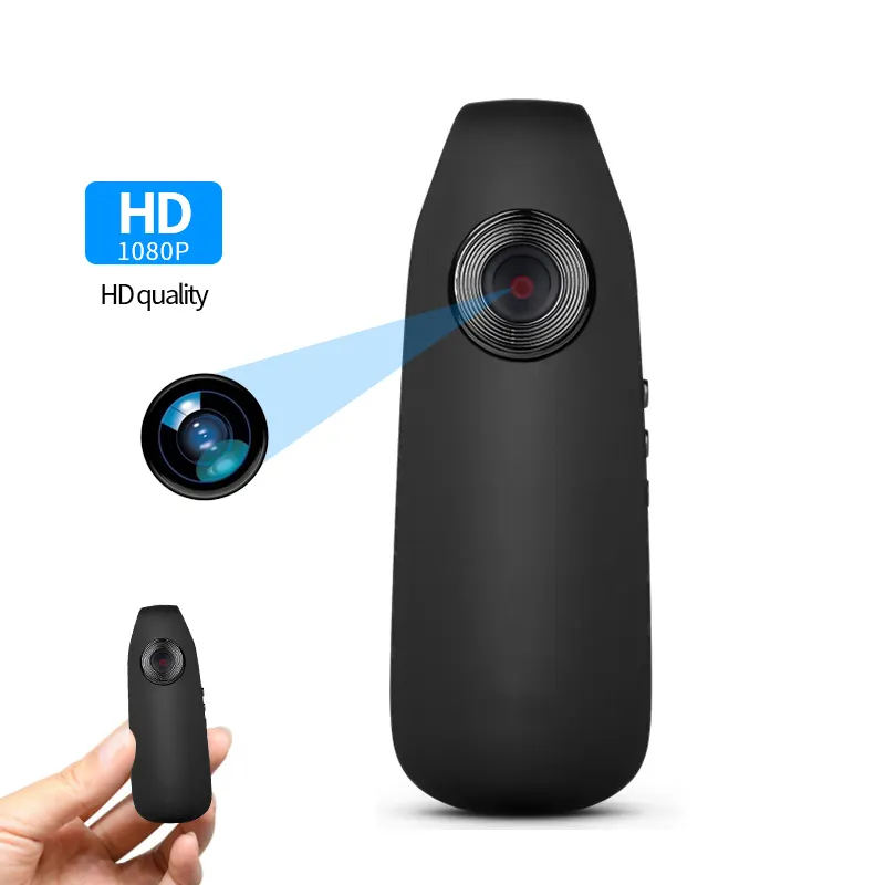 Mini câmera portátil full hd 007 pea pod, mochila clipe traseiro digital, miniatura dvr 1080p, detecção de movimento de 120 graus
