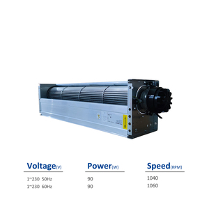 Ventilateur tangentiel pour armoire de commande HVAC ZIEHL-ABEGG QK10A-4EM.68.CD 106789 230V 50Hz 0.09(W)W 0.36A 1040RPM - Product Image 2