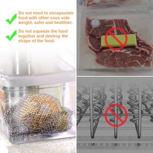 Vcpc sous vide Sinker trọng lượng thép không gỉ sous vide trọng lượng để ngăn chặn chuỗi thực phẩm chưa nấu chín sous vide lưới trọng lượng net - Product Image 4