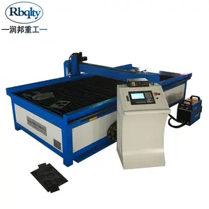 Machine de découpe plasma CNC de type table de travail fabrication en Chine pour la découpe de tôle épaisse