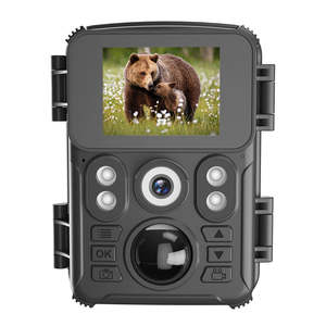 Caméra de chasse HD 720P directe d'usine, caméra de surveillance de la faune extérieure étanche avec vision nocturne IR, mini caméra piège à animaux - Product Image 1