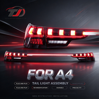 Feux arrière Audi A4 2017-2024, feux de circulation LED modifiés, feux de freinage, clignotants à défilement, 12V