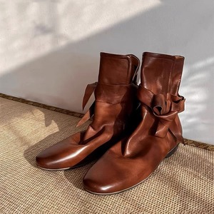 Botas de <span class=keywords><strong>Tobillo</strong></span> Personalizadas Xinzirain, Cuero Genuino, Estilo Vaquero Occidental Medieval Vintage, Punta Reforzada, Comodidad Garantizada, Personalizables - Product Image 1