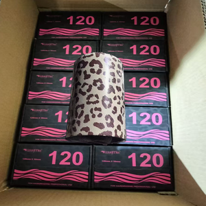 완메이 맞춤형 엠보싱 프리컷 헤어드레싱 포일 헤어 살롱 종이 일회용 알루미늄 포일 팝업 시트 헤어 포일 롤 - Product Image 4