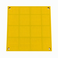 Panneau de tamisage modulaire en polyuréthane anti-colmatage, fixation par clipser et par boulons, longue durée de vie pour les fabricants d'équipements miniers