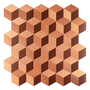 New PVC Aluminum Plastic Wall Panel Self Adhesive Peel and Stick Honeycomb <strong>Hexagon</strong> <strong>Wallpaper</strong> - Product Image 1