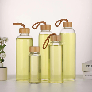 150ml-1000ml đa đặc điểm kỹ thuật tùy chỉnh logo Chất lượng cao trong suốt vòng đơn tường chai nước thủy tinh - Product Image 5