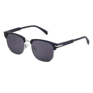 Gafas de Sol Polarizadas con Marco Cuadrado para Hombre Dl-D6376, Lentes de PC Negras con Protección UV400, Gafas de Sol para Exteriores - Product Image 4