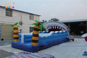 WINSUN Commercial Inflatable Shark Rally Inflatable Obstacle Course - Product Image 6