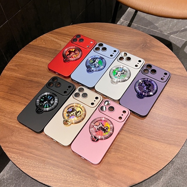 New Year Theme House Mobile Phone Case With Ring Bracket for Iphone 17/16/15/14/13/12/11Pro/promax/plus/XR/XS/X/7/8/PLUS Case