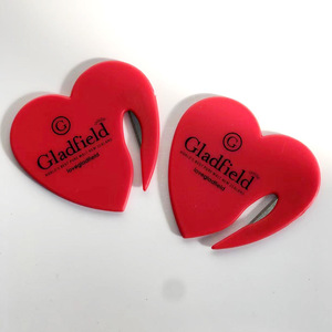 Gladfield Heart Shaped <b>Letter</b> Opener <b>Plastic</b> Stainless Steel Blade Manual Use - Product Image 1