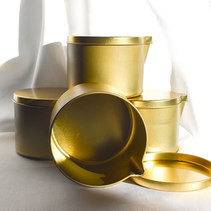 1Oz 2Oz 4Oz 6Oz Matte Màu Đen Sắt Tin Massage Nến Jar Vòi Có Thể Hộp Màu Đen Bạc Cơ Thể Massage Tinh Dầu Container Đổ - Product Image 4