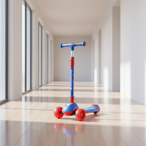 Patinete Plegable de Tres Ruedas de PU de Alta Calidad para Niños, para Jugar al Aire Libre con Música, el Más Vendido - Product Image 1