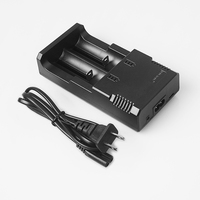 Chargeur de batterie universel multi-emplacements intelligent pour batteries Li-Ion 18650/26650, sortie USB 5V 1A, adaptateurs secteur, appareil photo, CE/ROHS
