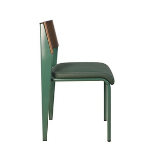 Chuyên Nghiệp Trung Quốc Hiện Đại Bắc Âu Phong Cách Mềm Mại Miếng Bọt Biển Đệm Ăn Uống Ghế Thép Khung Gỗ Nhà Hàng Ghế Cho Nhà Căn Hộ - Product Image 5