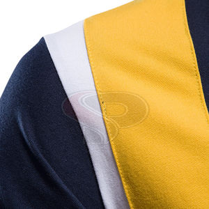 Último diseño Color personalizado para camisetas Polo Patrón sólido Tejido de punto Ropa informal con logotipo personalizado - Product Image 3