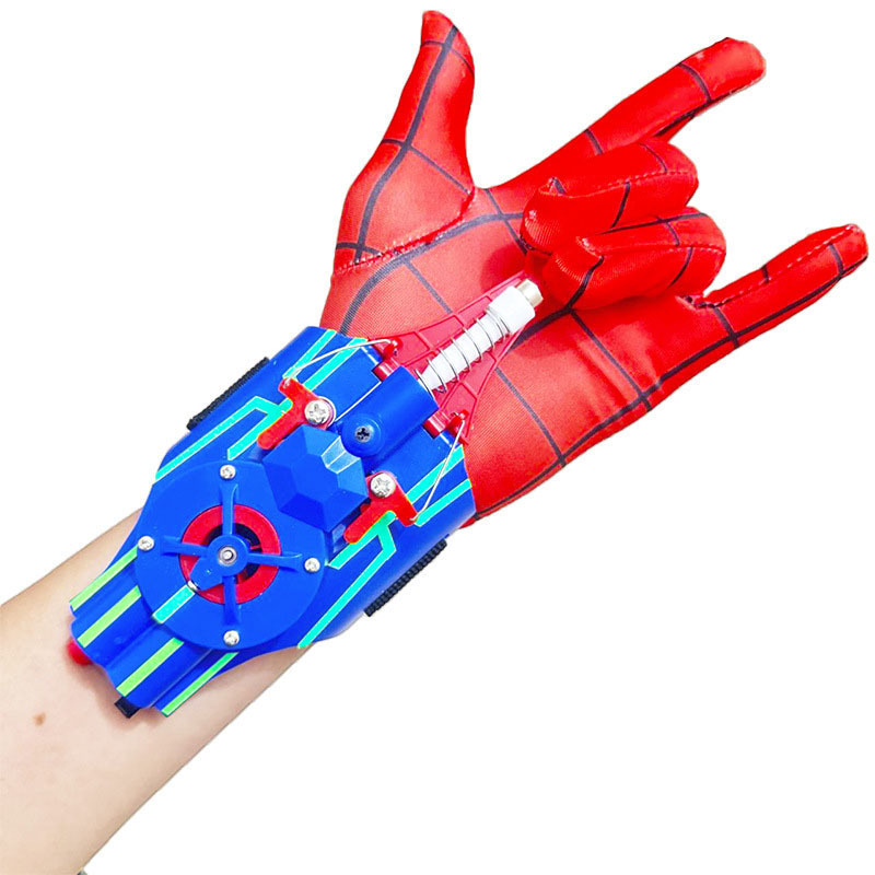 Spider silk launcher (blue) with night light