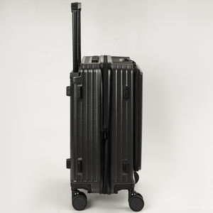 जिपर बंद टीसा लॉक 4-व्हील ट्रॉली के साथ 20-इंच का हल्का कैरी-ऑन सूटकेस - Product Image 4